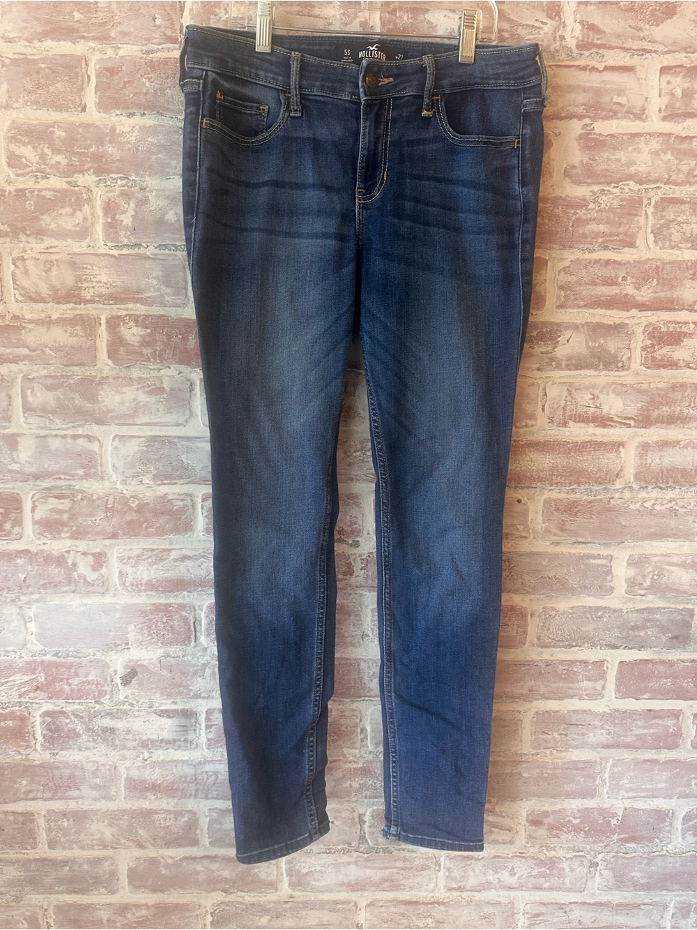 Hollister Women's Dark Wash Skinny Jeans
